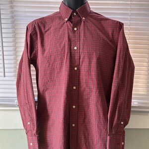Tommy Hilfiger Red Casual Button Down Shirt with Classic Fit